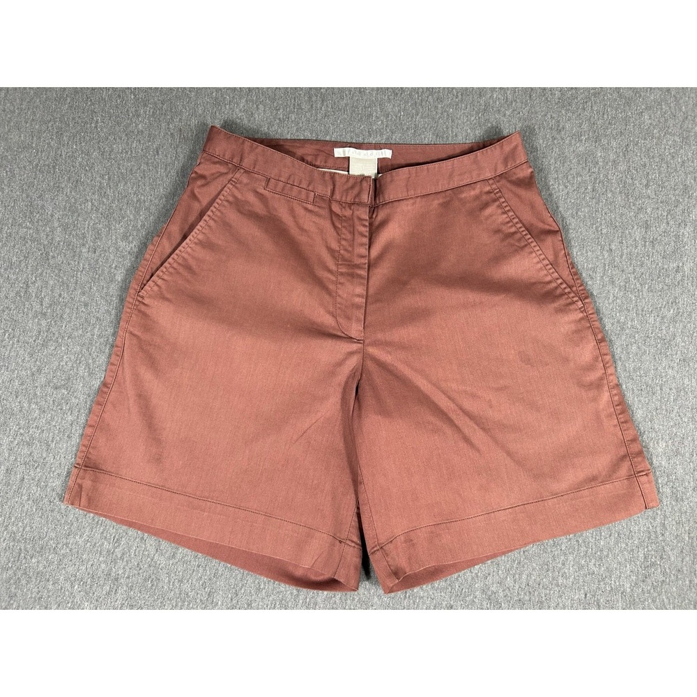 Nike Golf Dri-Fit Women's Bermuda Shorts Size 10 Rust Brown Chino Pockets